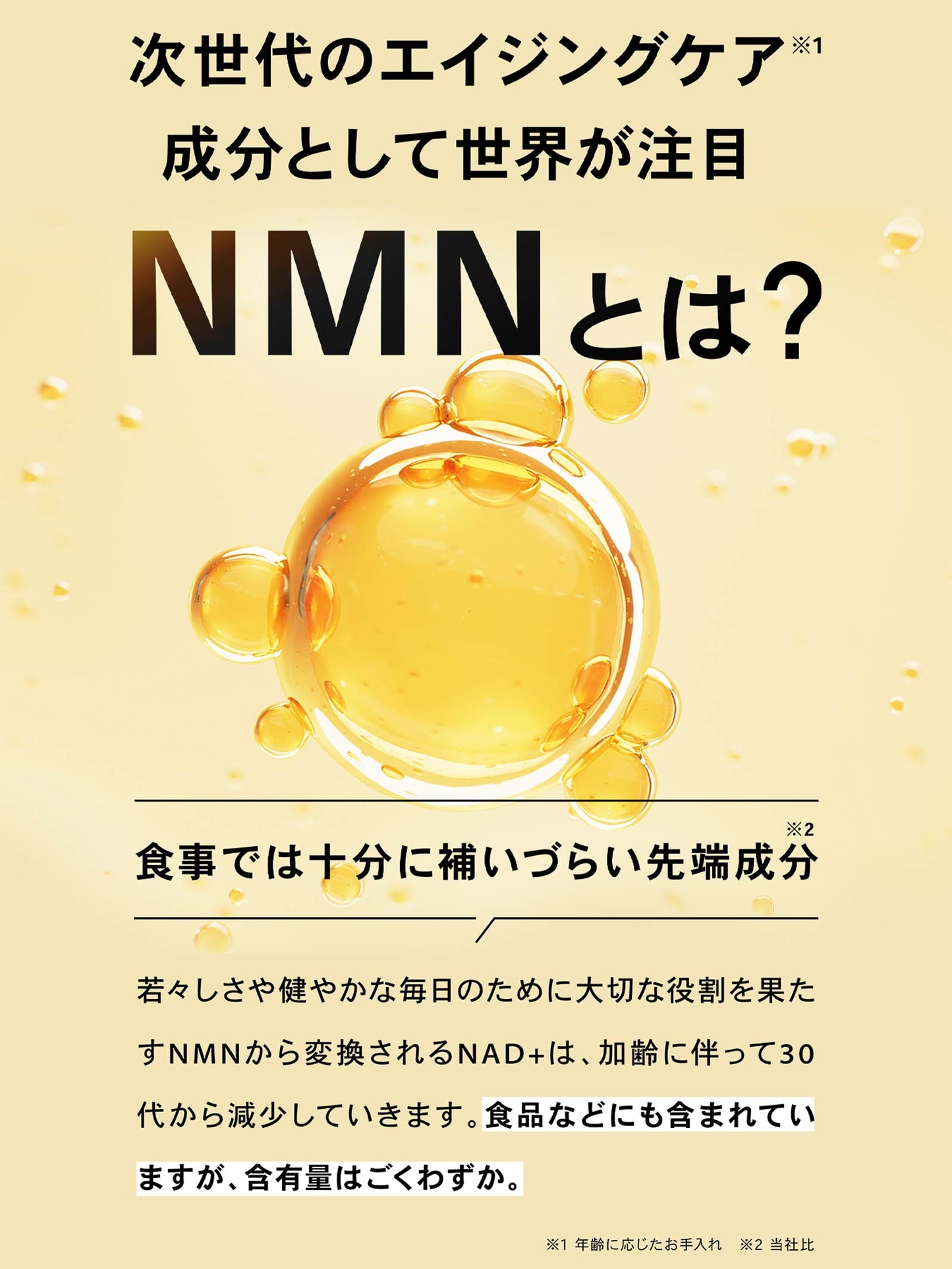 B+NMN 1箱30日分 NMN7500mg/ビタミンD 75,000IU配合